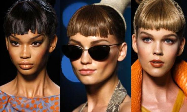 SS09 Hair Trends: Cut Your Fringe With A Rusty Toenail Clippers, sez Dior 