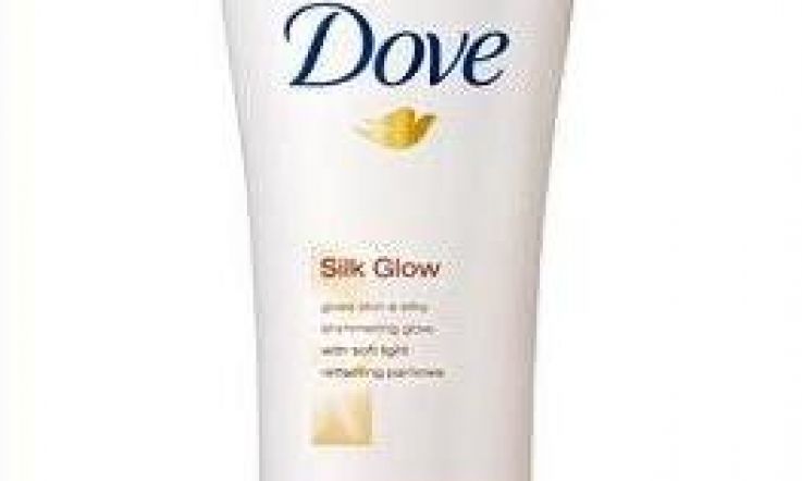 Get golden skinned with Dove Silk Glow Body Lotion