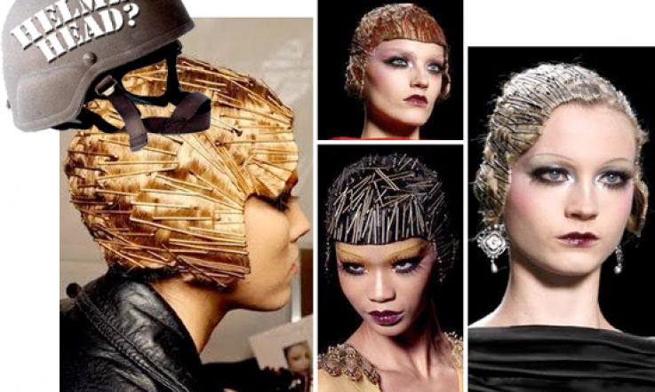 Get A Grip On Dior's Helmet Hair