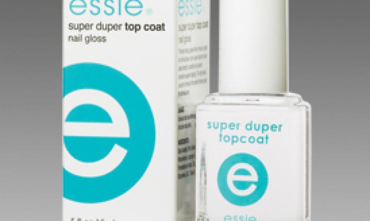 Essie's nail varnish top coat: not totally Super Duper