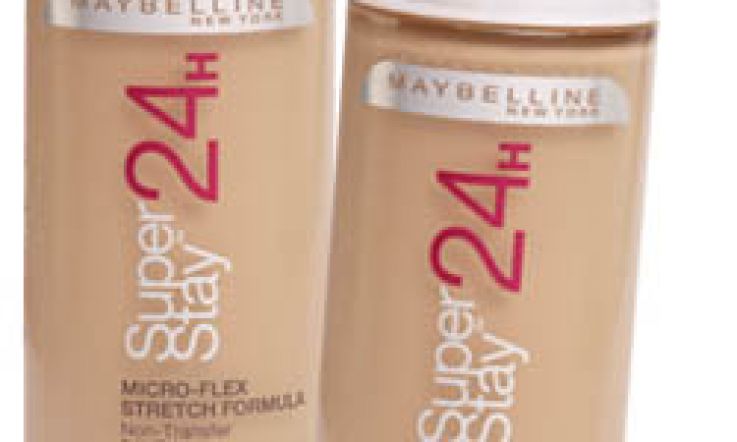 Maybelline SuperStay 24 hour foundation:  Surprisingly excellent