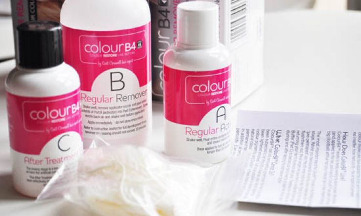 Colour B4 Removes Colour and Dye from Hair!