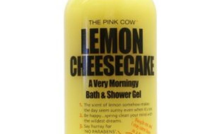 The Pink Cow Lemon Cheesecake shower gel: like taking a shower in Cif