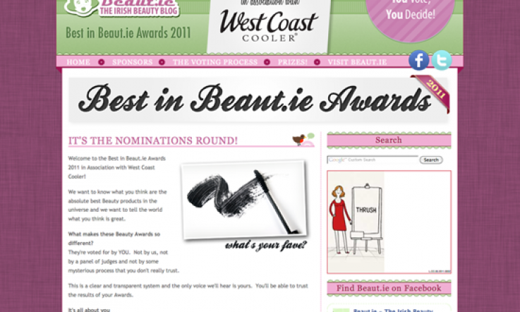 Best in Beaut.ie Awards 2011 in Association with West Coast Cooler kicks off!