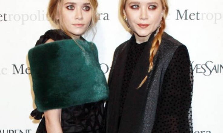 Red eyeliner: not trend led, not fashion forward, just GAK.  Mary Kate and Ashley show us how horrible it can be