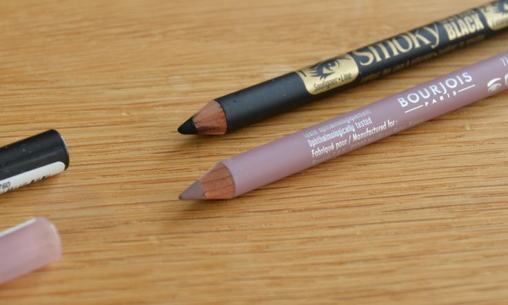 Bourjois Effet Smoky Eye Pencil in Ultra Black and Sand Rose