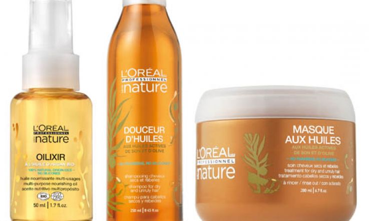 L'Oreal Professionel Serie Nature: douceur huiles. Silicone free for dry and frizzy hair