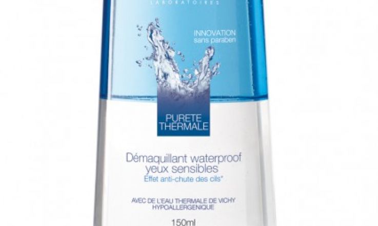 Vichy Purete Thermale Waterproof Eye Make-Up Remover: dual phase takes it all off (except eyelashes)
