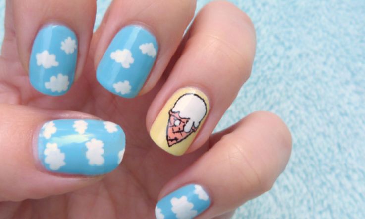 Beaut.ie How To: Cloud Print Nails