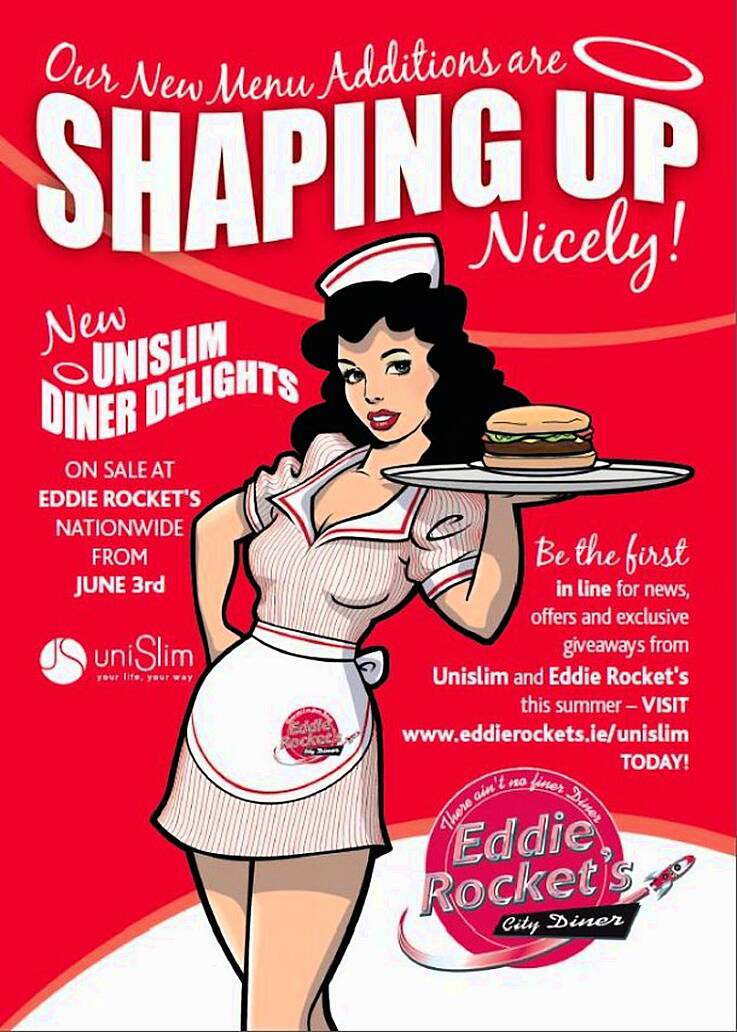 Bikini Burger: Unislim comes to Eddie Rockets. And it's great! | Beaut.ie