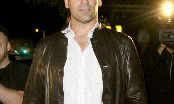 Caption competition! Behold the wonder of Jon Hamm.  Brought to you just because we can