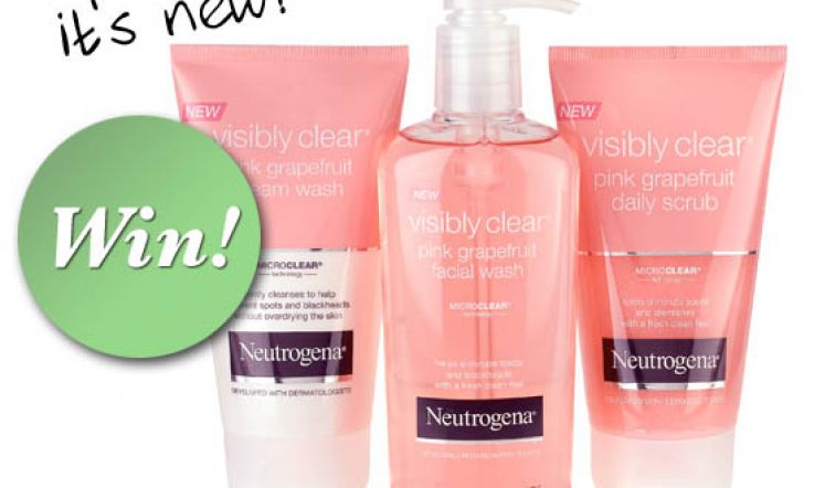 WIN! 10 Sets of New Neutrogena Visibly Clear Pink Grapefruit Cream Wash