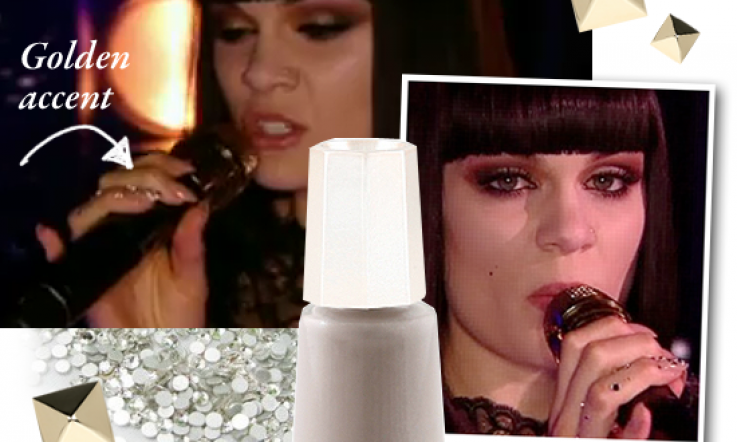 Beaut.ie How To: Jessie J's X Factor Crystal & Gold Studded Nails