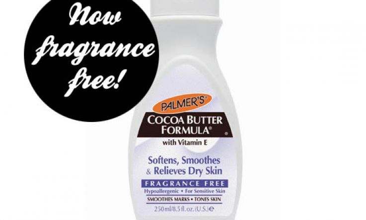Palmer's Cocoa Butter is Now Fragrance Free for Sensitive Skins!