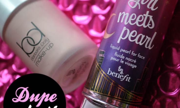 Dupe Alert! Barbara Daly Soft Focus Highlighter Vs Benefit Girl Meets Pearl