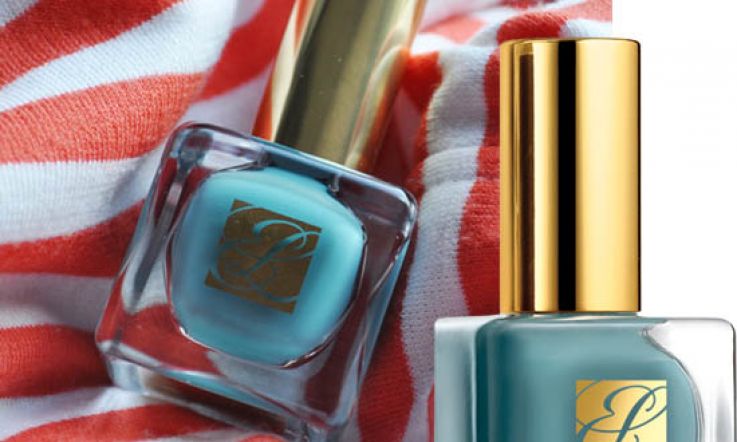 Estee Lauder Pure Colour Nail Lacquer in Teal Topaz Nails it for Spring