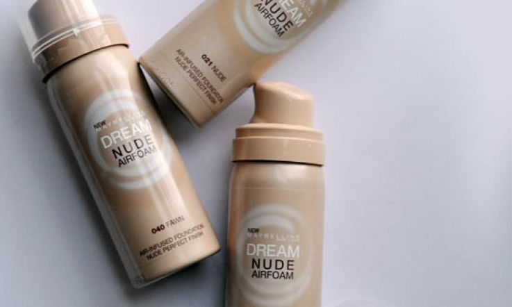 First Look: Maybelline Dream Nude Airfoam Foundation: Spray Out Your Base!