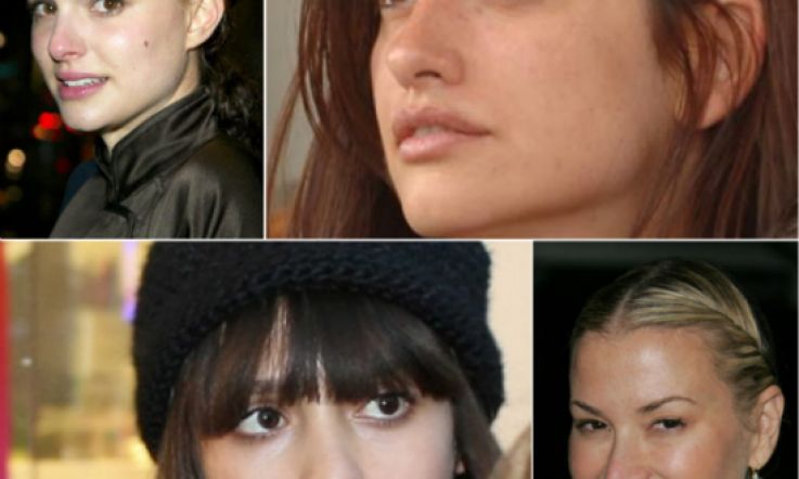 Magazine features: Celebs Without Make-Up. Sick of them or secretly like them?