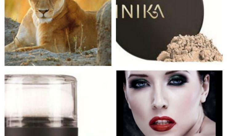 Inika Mineral makeup: can make you look like an azoo animal, but great for sensitive skin