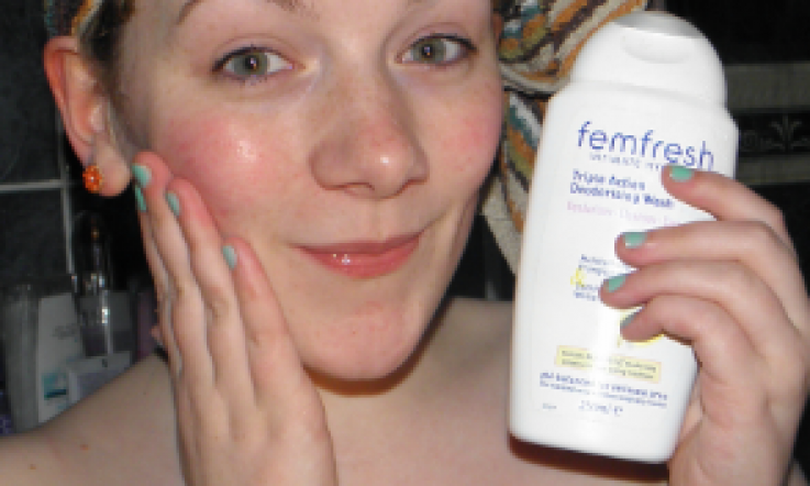 Fanny Facewash: removes makeup and dignity in one fell swoop