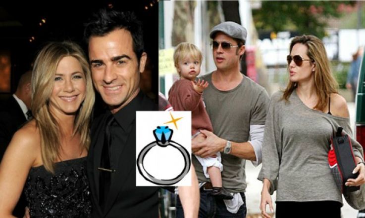 Jennifer Anniston, Justin Theroux get engaged to a worldwide chorus of "AT LAST". GRRRR