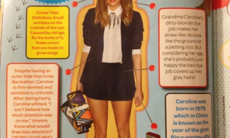 Caroline Flack Voodoo Doll in One Direction mag brings on an attack of Mean Girls