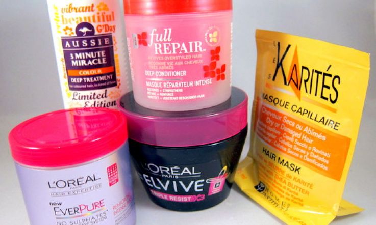 Dry, Damaged, Chemically Treated Hair? Five Hero Hair Masks, For (Mostly) Under A Tenner! 