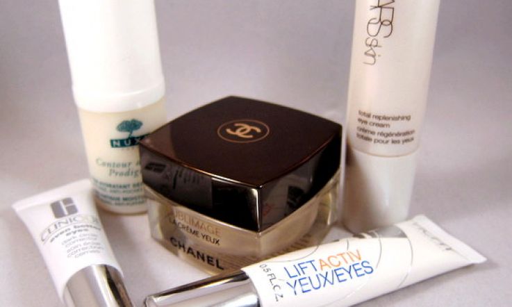 Eye Creams For All Budgets: Five To Try from Clinique, NUXE, Chanel, NARS and Vichy