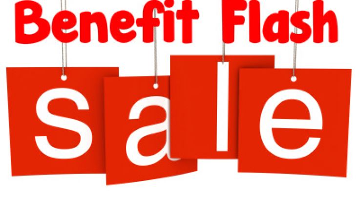 Benefit Flash sale - 10% off!