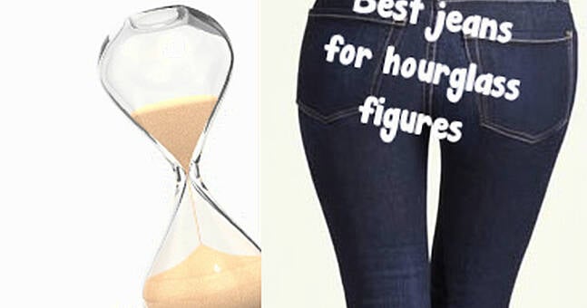 Jeans best sale for hourglass