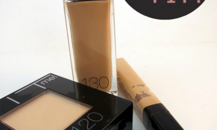 Maybelline Fit Me Foundation, Concealer, Powder: Review, Pics, Swatches and FOTD