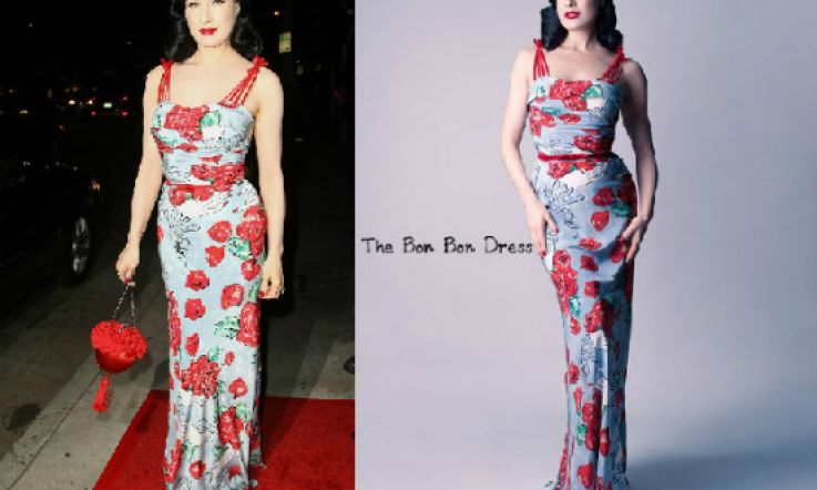 The Dita Von Teese fashion collection: super stylish, super classy. Marilyn Manson eat your heart out