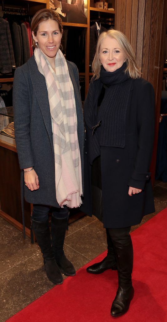 Charlotte Temple and Bairbre Power pictured at the Magee 1866 Spring Summer 2017 fashion show at Magee of South Anne Street, Dublin (Picture by Brian McEvoy).