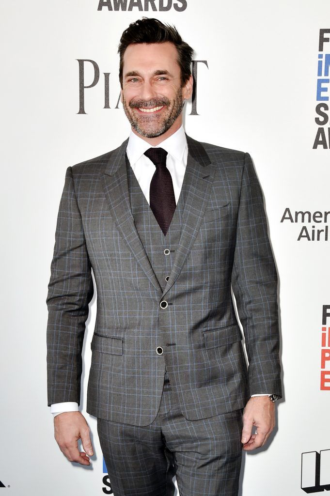 Actor Jon Hamm attends the 2017 Film Independent Spirit Awards at the Santa Monica Pier on February 25, 2017 in Santa Monica, California.  (Photo by Frazer Harrison/Getty Images)