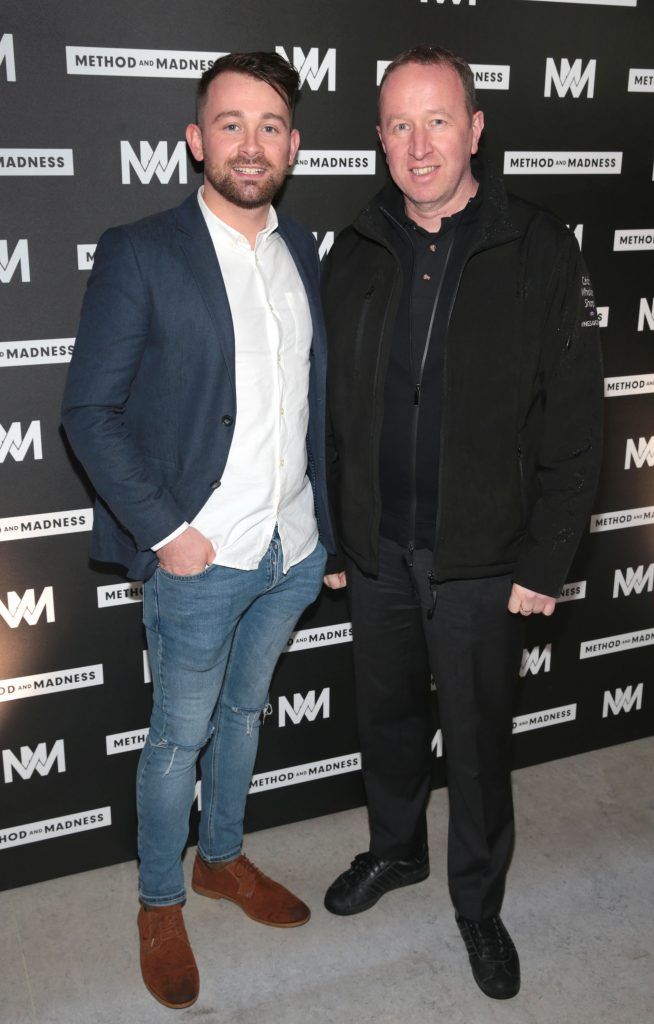 Emmet Murphy and AllyAlpine at the launch of Method and Madness premium whiskey range from Irish Distillers at The Project Arts Centre, Dublin (Picture by Brian McEvoy).