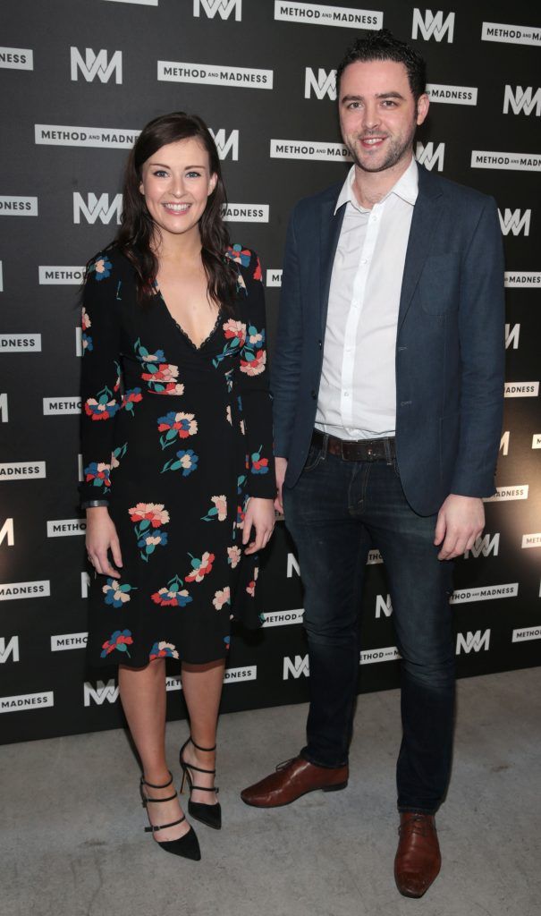 Jamie Sweeney and James Rafferty at the launch of Method and Madness premium whiskey range from Irish Distillers at The Project Arts Centre, Dublin (Picture by Brian McEvoy).