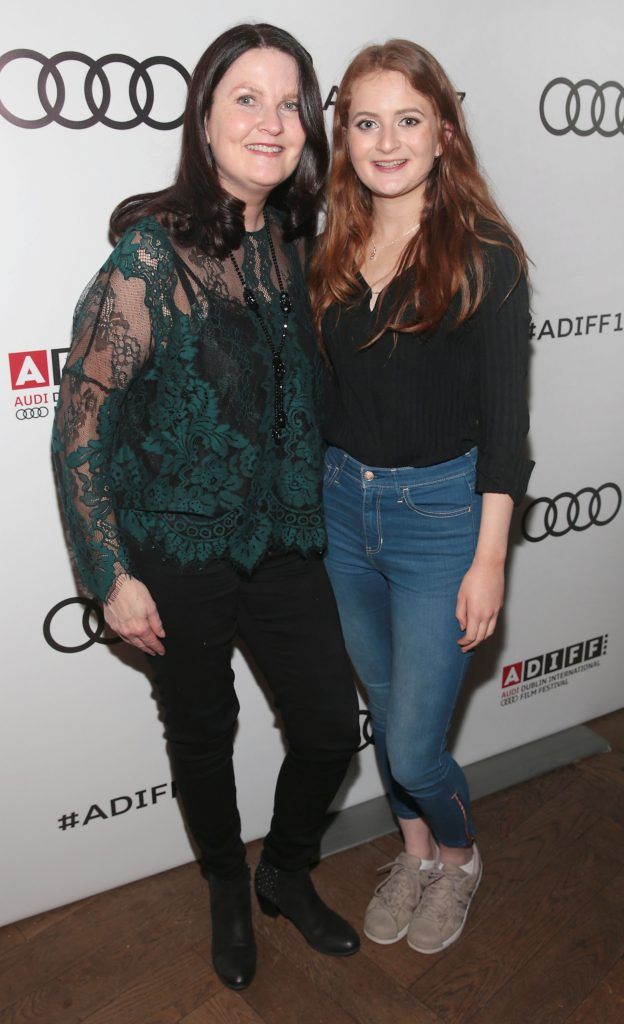 Patricia O Connell and Sorcha O Connell pictured at the official Audi After Party at Lemon and Duke following the gala screening of 'Free Fire' as part of the Audi Dublin International Film Festival (Picture by Brian McEvoy).