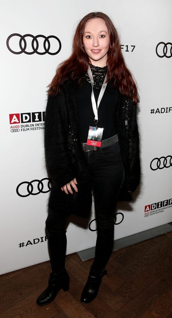 January Winters pictured at the official Audi After Party at Lemon and Duke following the gala screening of 'Free Fire' as part of the Audi Dublin International Film Festival (Picture by Brian McEvoy).