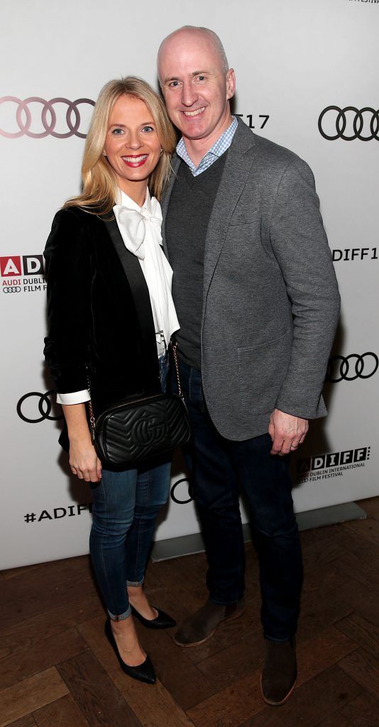 Lisa Woods and Niall Woods at the official Audi After Party at Lemon and Duke following the gala screening of 'Free Fire' as part of the Audi Dublin International Film Festival (Picture by Brian McEvoy).