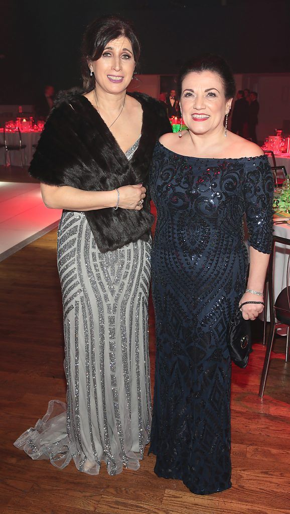 Teresa Macari and Danielle Macari at the Club Italiano Irlanda Ball 2017 at the Mansion House, Dublin (Picture by Brian McEvoy).