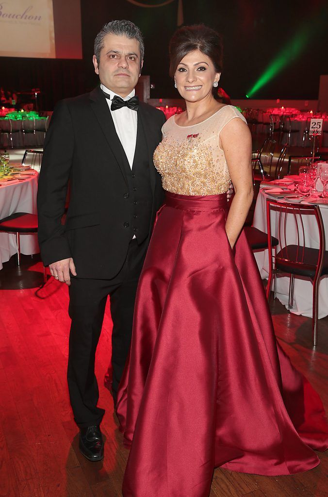 Angelo Veccechia and  Rita Macari at the Club Italiano Irlanda Ball 2017 at the Mansion House, Dublin (Picture by Brian McEvoy).