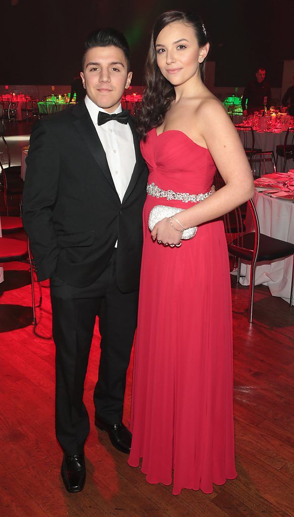 Michele Corsi and Denisa Macari at the Club Italiano Irlanda Ball 2017 at the Mansion House, Dublin (Picture by Brian McEvoy).