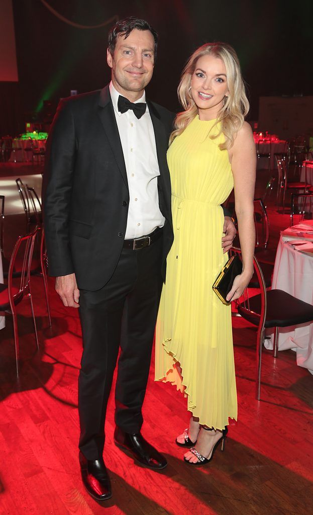Pat Kiely and Caitriona Ryan at the Club Italiano Irlanda Ball 2017 at the Mansion House, Dublin (Picture by Brian McEvoy).