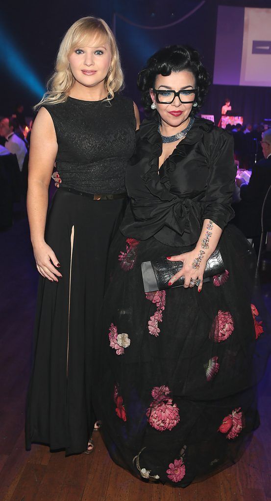 Claire Malone and Maria Fusco at the Club Italiano Irlanda Ball 2017 at the Mansion House, Dublin (Picture by Brian McEvoy).