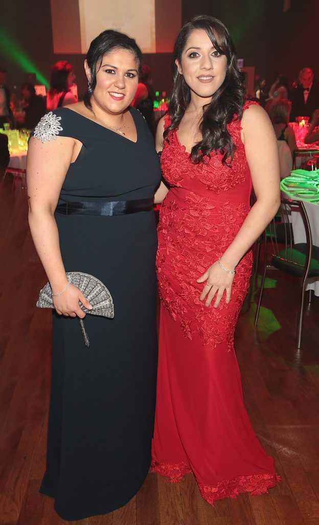 Angela Aprile and Pina Borza at the Club Italiano Irlanda Ball 2017 at the Mansion House, Dublin (Picture by Brian McEvoy).