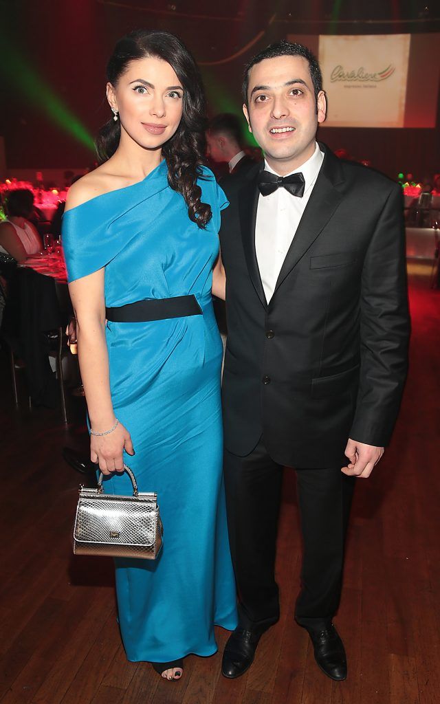 Kseinia Macari and Luigi Macari at the Club Italiano Irlanda Ball 2017 at the Mansion House, Dublin (Picture by Brian McEvoy).
