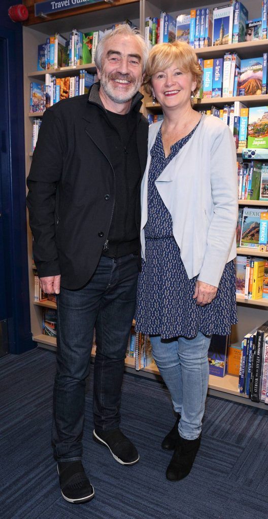 Patrick Delaney and Mary Delaney at the launch of Ryan Tubridy's book 'Patrick and the President' Illustratred by PJ Lynch at Dubray Books in Grafton Street, Dublin (Picture by Brian McEvoy).