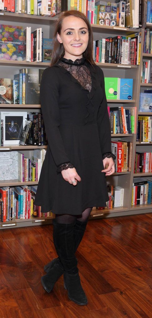 Tara Carey at the launch of Ryan Tubridy's book 'Patrick and the President' Illustratred by PJ Lynch at Dubray Books in Grafton Street, Dublin (Picture by Brian McEvoy).