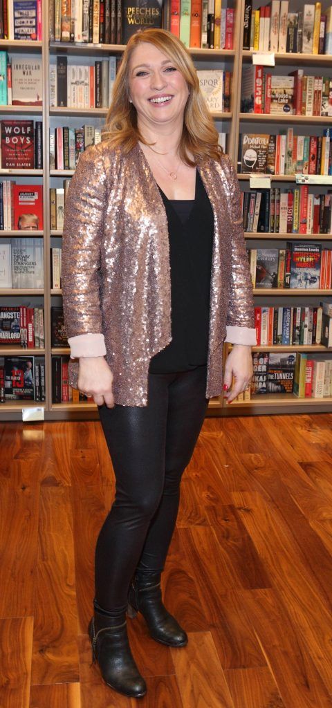Barbara Hughes at the launch of Ryan Tubridy's book 'Patrick and the President' Illustratred by PJ Lynch at Dubray Books in Grafton Street, Dublin (Picture by Brian McEvoy).