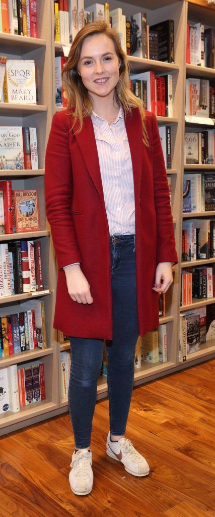 Dearbhaile Sheils at the launch of Ryan Tubridy's book 'Patrick and the President' Illustratred by PJ Lynch at Dubray Books in Grafton Street, Dublin (Picture by Brian McEvoy).